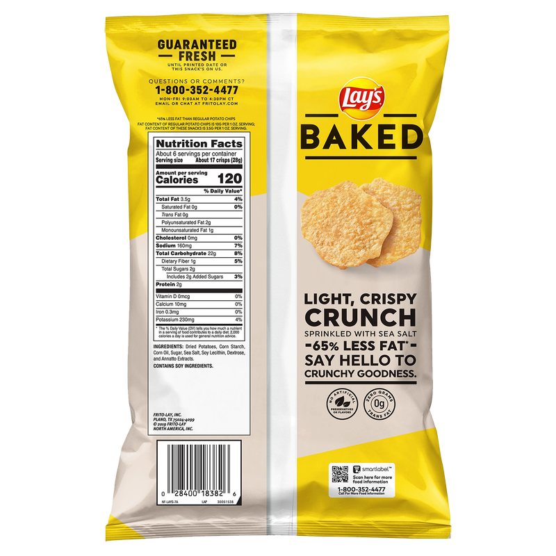 Lay's Baked Original Potato Chips 6.25oz