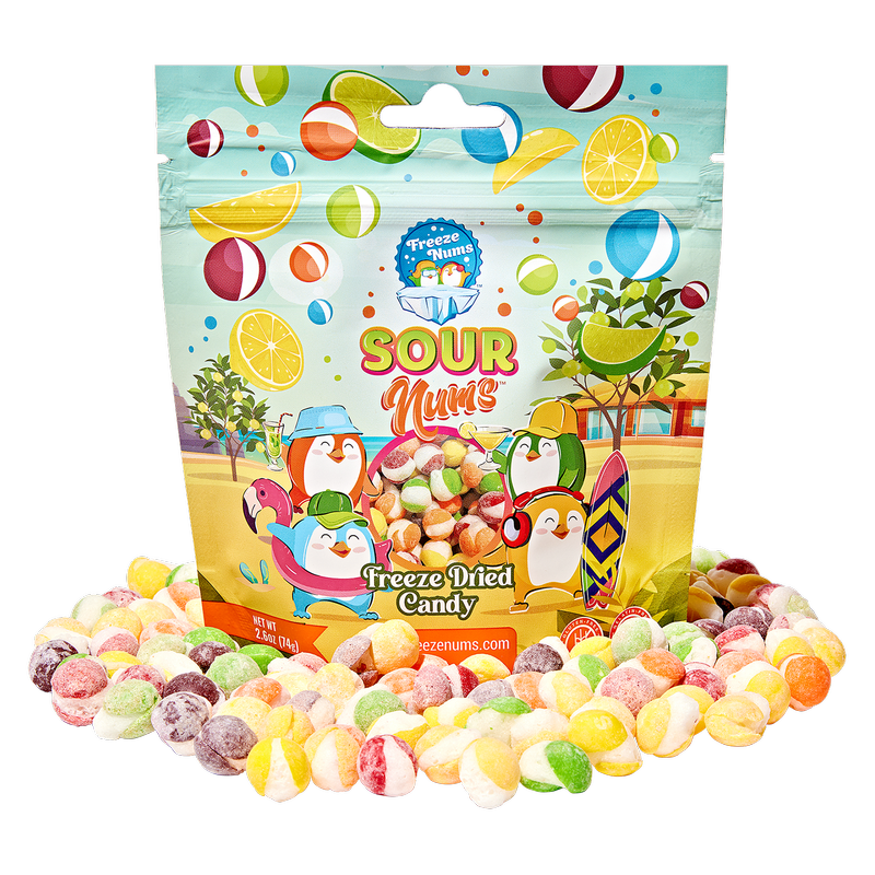 Sour Nums Freeze Dried Candy 2.6oz