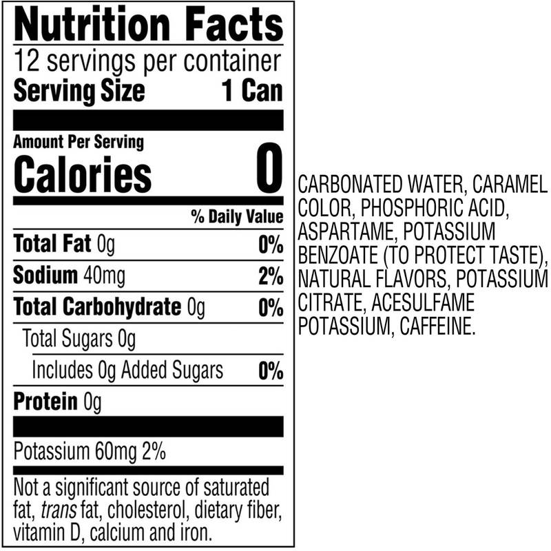 Coca-Cola Zero Sugar 12pk 12oz Can