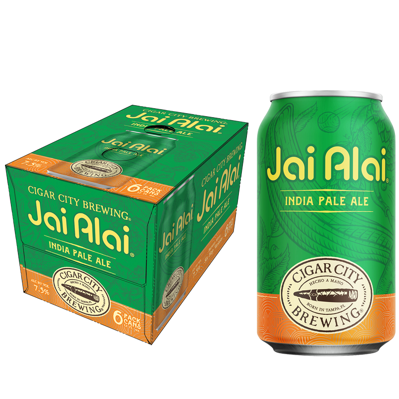 Cigar City Jai Alai IPA 6pk 12oz Can 7.5% ABV