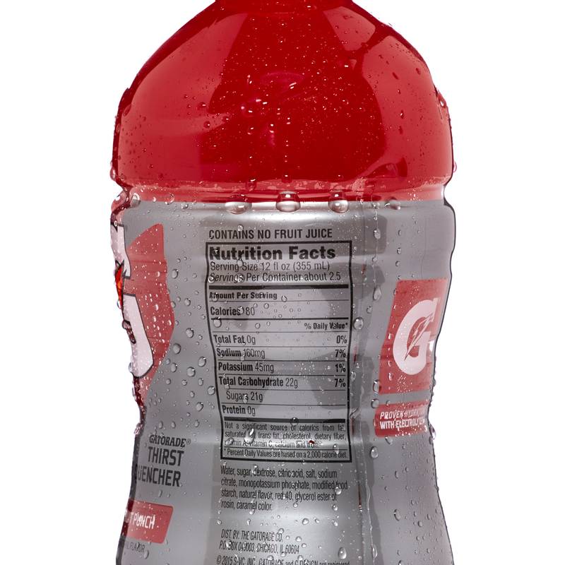 Gatorade Fruit Punch 28oz Btl