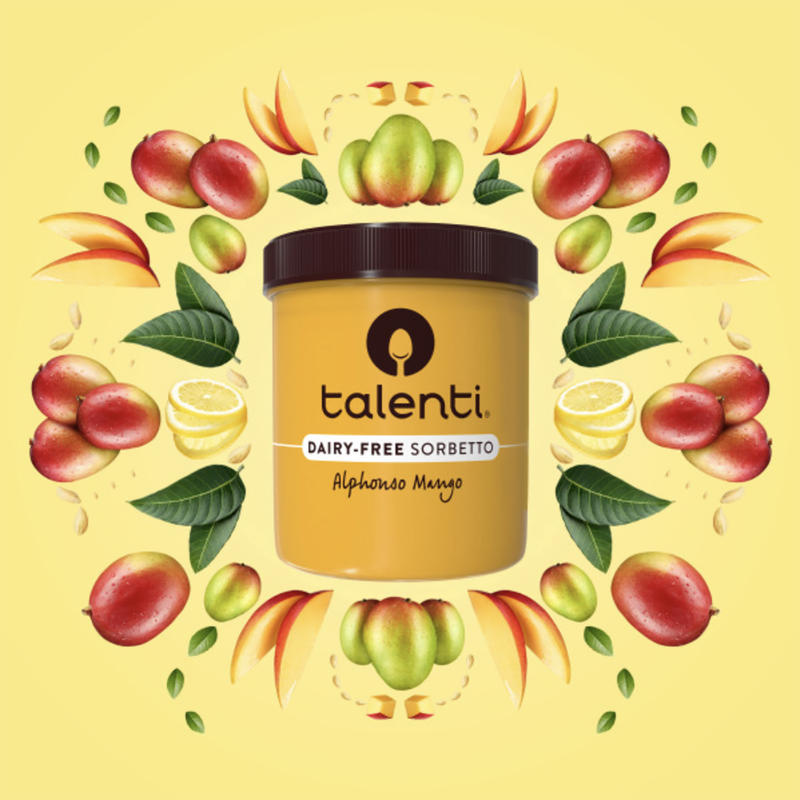 Talenti Dairy Free Sorbetto Alphonso Mango Pint