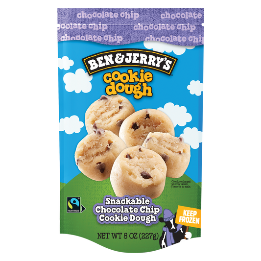 Ben & Jerry's Frozen Chocolate Chip Cookie Dough Chunks 8oz