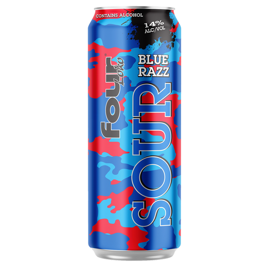 Four Loko Sour Blue Razz 23.5oz Can 14.0% ABV