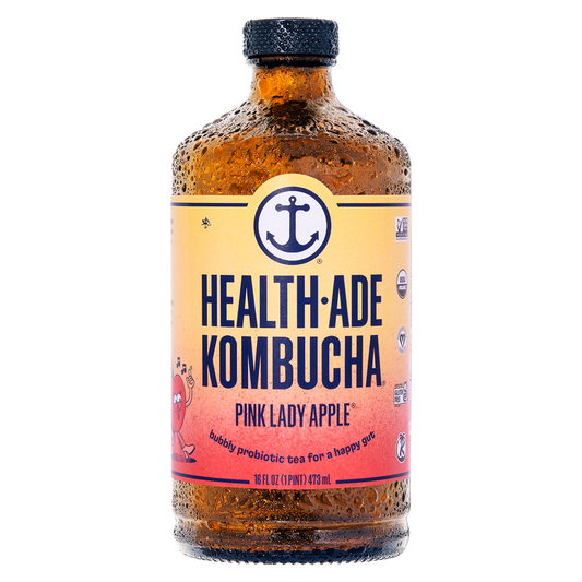 Health-Ade Pink Lady Apple Kombucha 16oz Btl