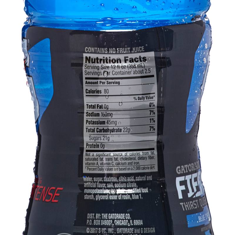 Gatorade Fierce Blue Cherry 28oz Btl