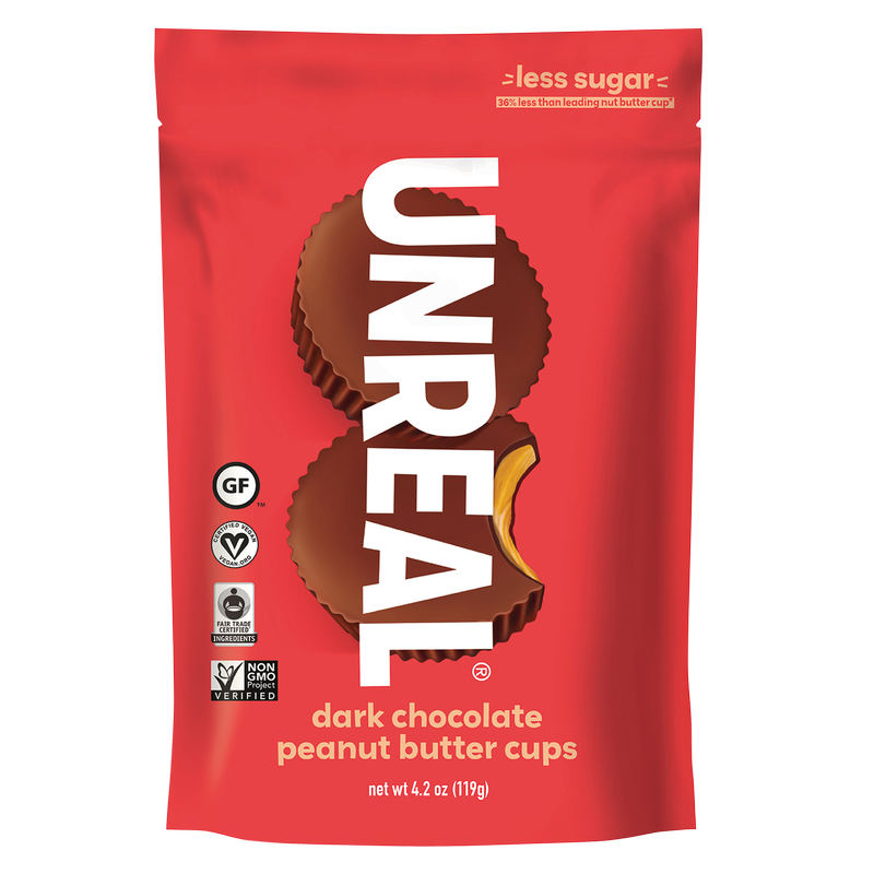 Unreal Dark Chocolate Peanut Butter Cups 4.2oz