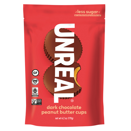 Unreal Dark Chocolate Peanut Butter Cups 4.2oz