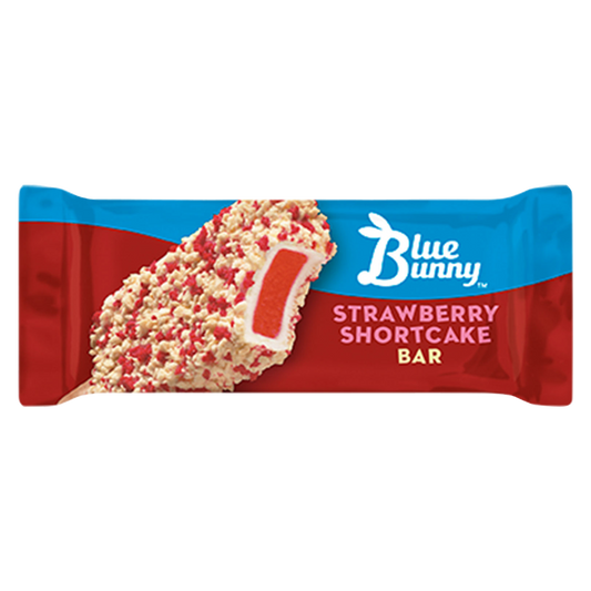 Blue Bunny Strawberry Shortcake Reduced Fat Ice Cream Bar 1ct