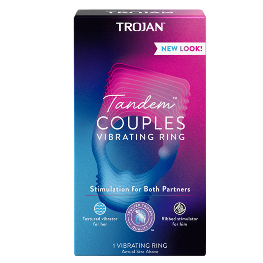 Trojan Vibrations Tandem Couples Vibrating Ring 1ct