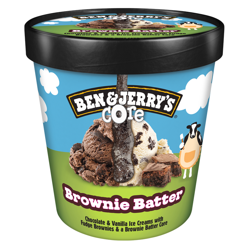 Ben & Jerry's Brownie Batter Core Ice Cream Pint