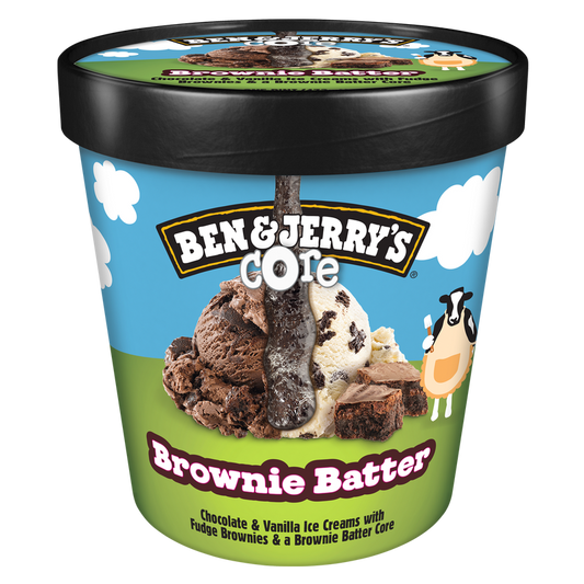 Ben & Jerry's Brownie Batter Core Ice Cream Pint