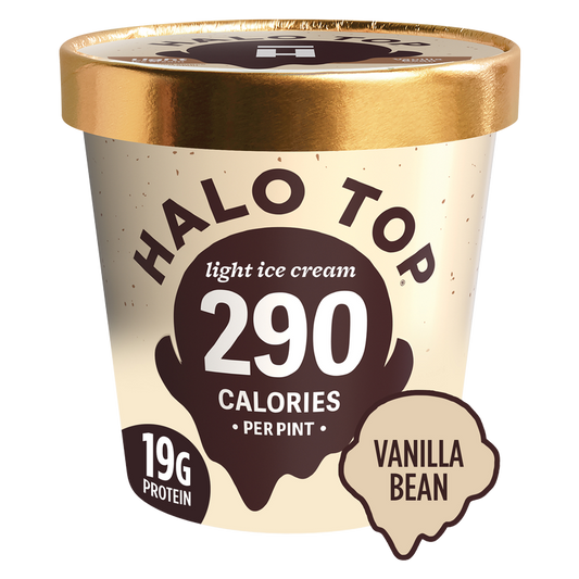 Halo Top Vanilla Bean Ice Cream Pint