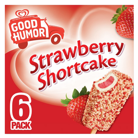 Good Humor Strawberry Shortcake Frozen Dessert Bars 6ct