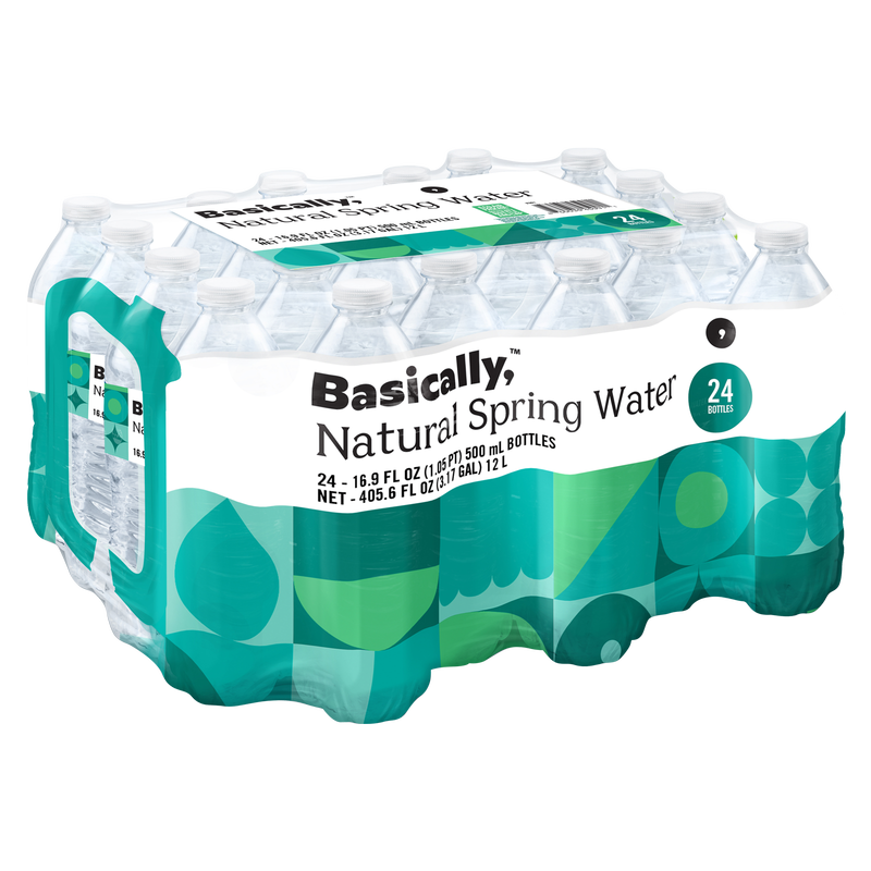 Basically, Spring Water 24ct 16.9oz Btls