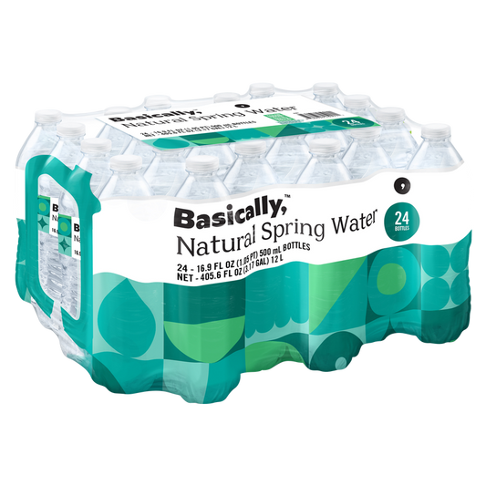 Basically, Spring Water 24ct 16.9oz Btls