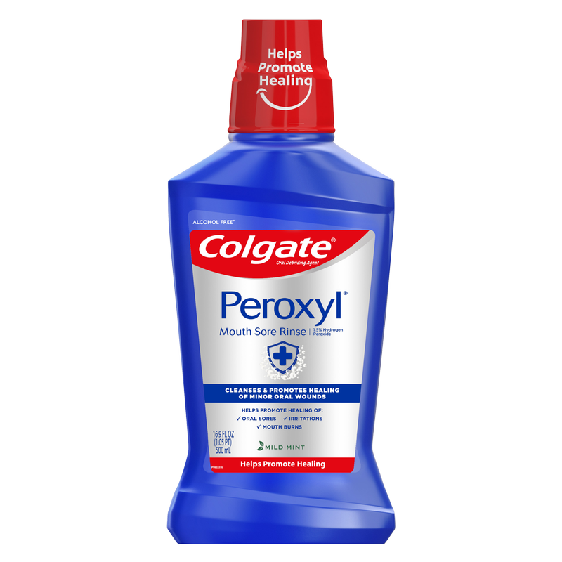 Colgate Peroxyl Mild Mint Mouthwash 16.9oz