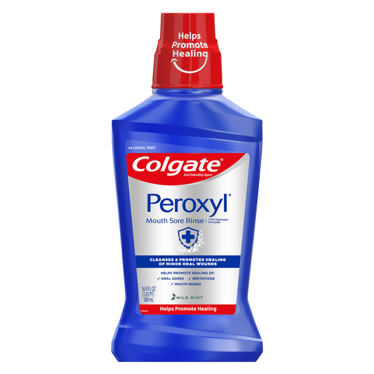 Colgate Peroxyl Mild Mint Mouthwash 16.9oz