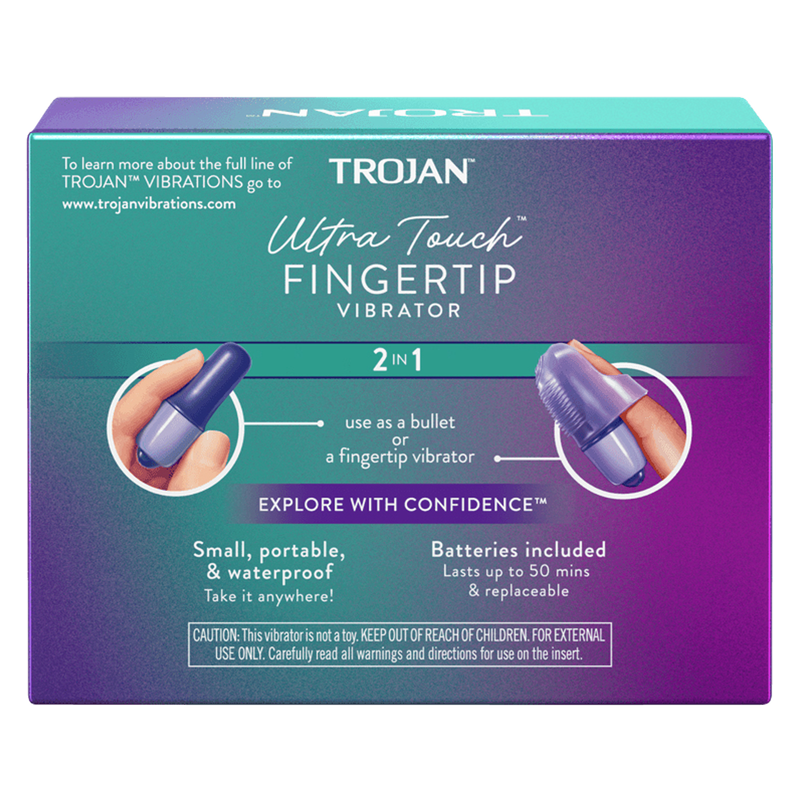 Trojan Vibrations Vibrating Fingertip Personal Massager