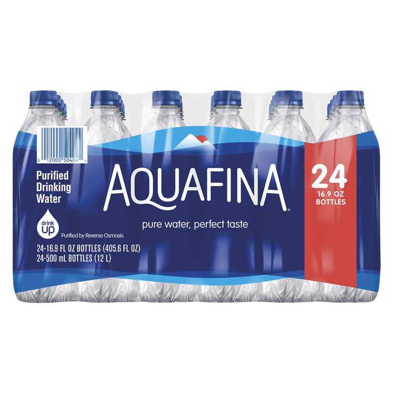 Aquafina Case Pack Water 16.9oz 24ct Btl