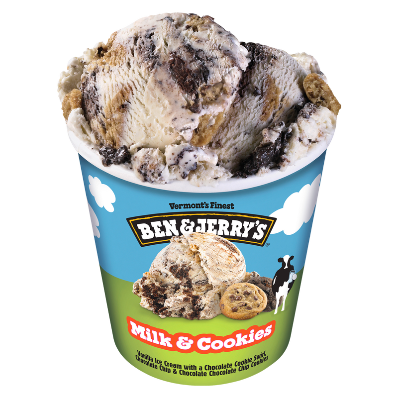 Ben & Jerry's Milk & Cookies Ice Cream Pint