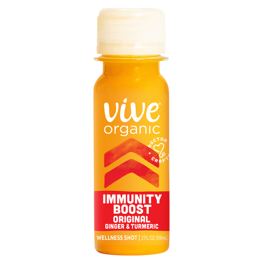 Vive Organic Immunity Boost Original Ginger & Turmeric Shot 2oz B