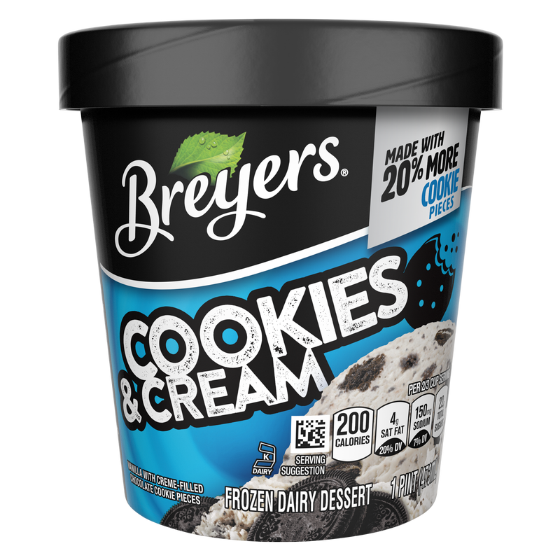 Breyers Cookies & Cream Ice Cream Pint