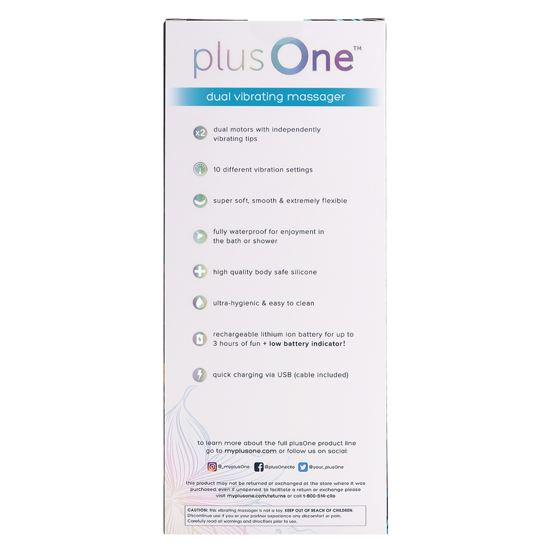 PlusOne Dual Vibrating Massager