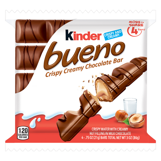 Kinder Bueno Candy Bar 4ct