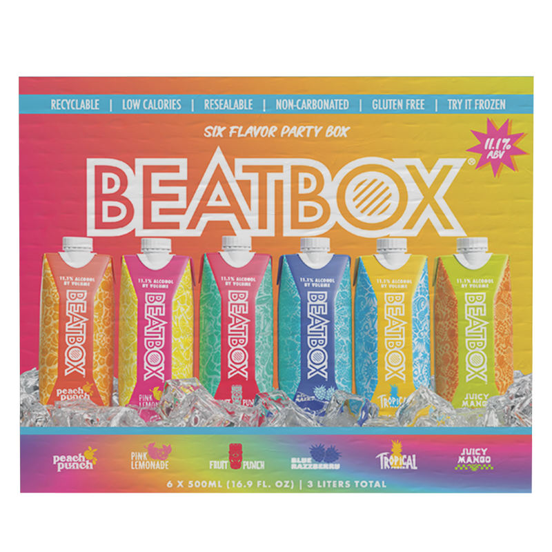 BeatBox Variety Pack 6pk 500ml 11.1% ABV Party Punch