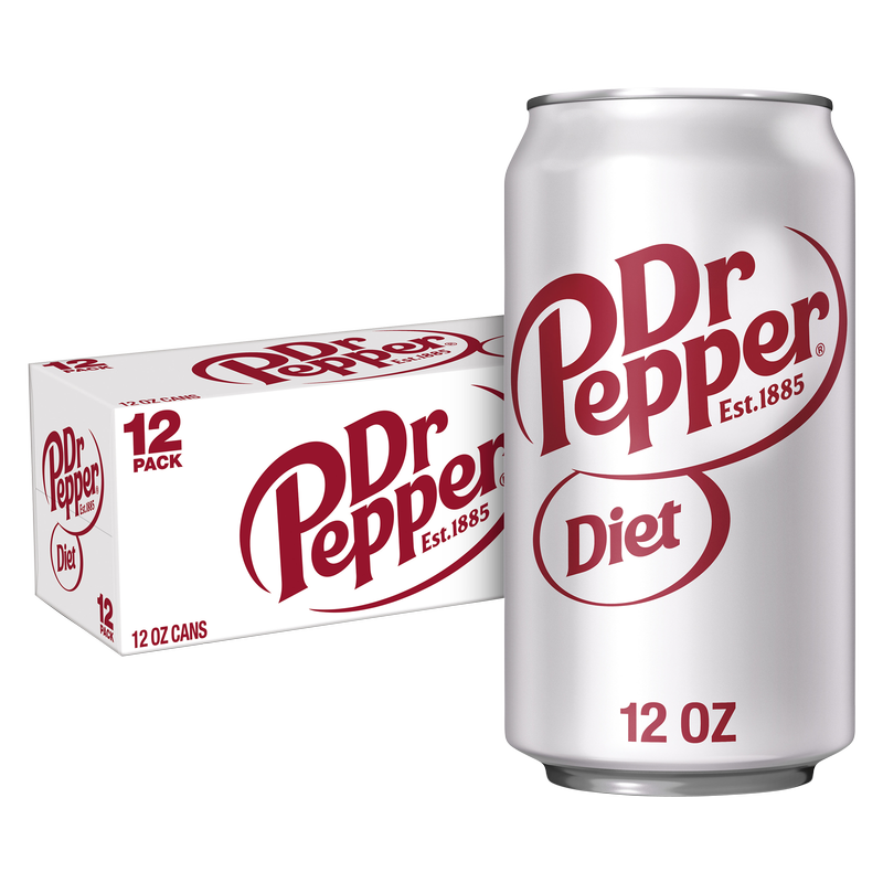 Diet Dr Pepper 12pk 12oz Can