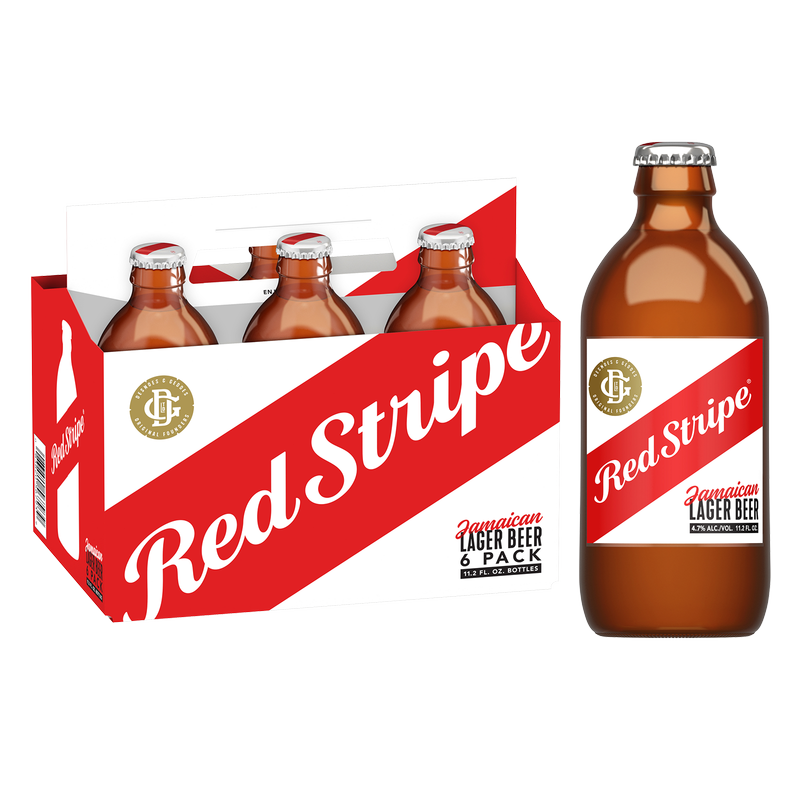 Red Stripe Jamaican Lager 6pk 12oz Btl 4.7% ABV