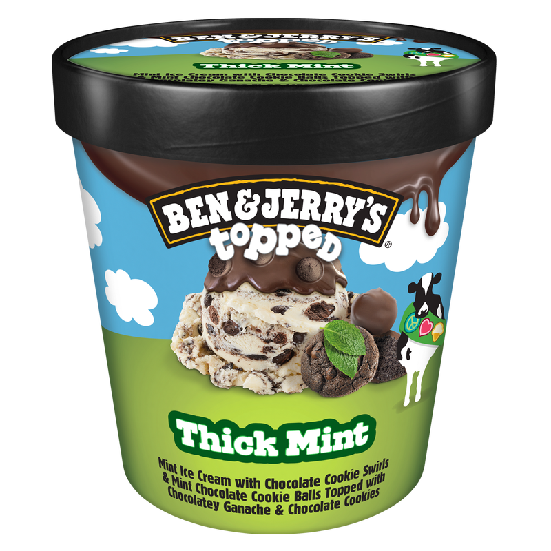 Ben & Jerry's Topped Thick Mint Ice Cream Pint