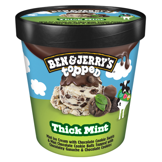 Ben & Jerry's Topped Thick Mint Ice Cream Pint