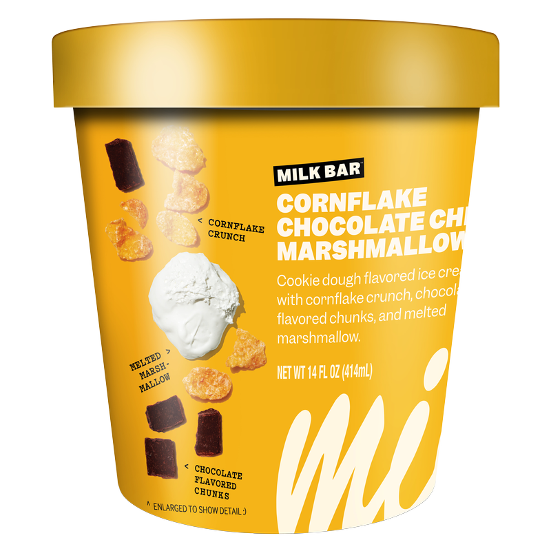 Milk Bar Cornflake Chocolate Chip Marshmallow Ice Cream Pint