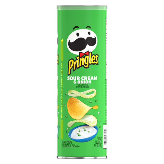 Pringles Sour Cream & Onion Potato Crisps Chips 5.5oz