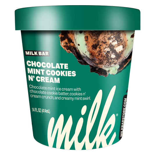 Milk Bar Chocolate Mint Cookies N' Cream Pint