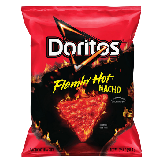 Doritos Flamin' Hot Nacho Tortilla Chips 9.25oz