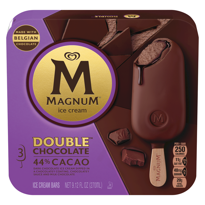 Magnum Double Chocolate Ice Cream Bars, 3ct