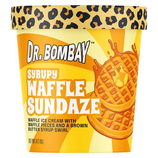 Dr. Bombay Syrupy Waffle Sundaze Ice Cream Pint