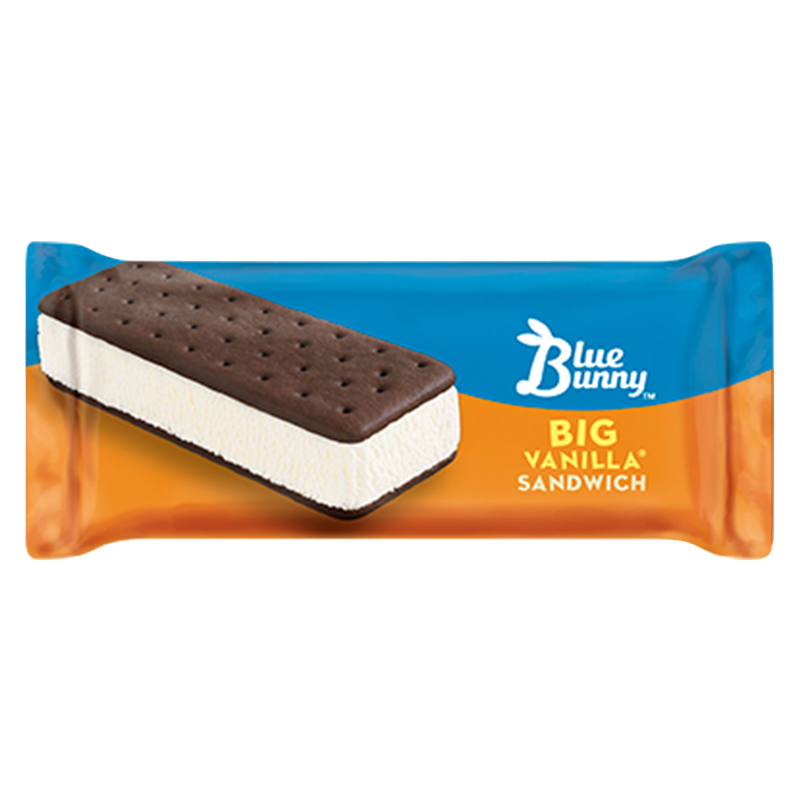 Blue Bunny Big Vanilla Dairy Dessert Sandwich 1ct