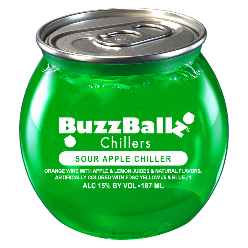 BuzzBallz Chillers Sour Apple 187 ml