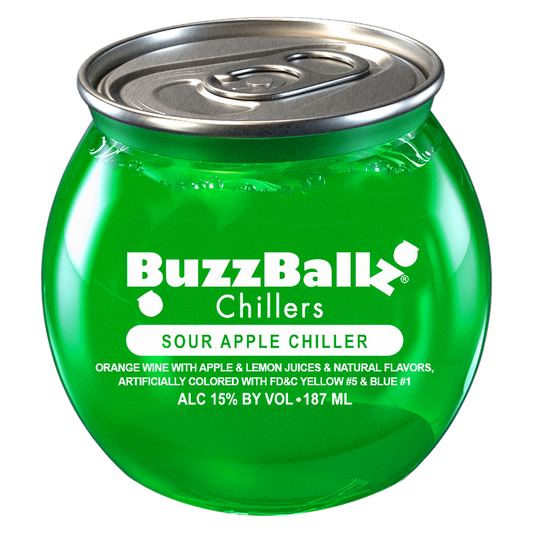 BuzzBallz Chillers Sour Apple 187 ml