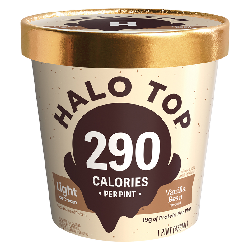 Halo Top Vanilla Bean Ice Cream Pint