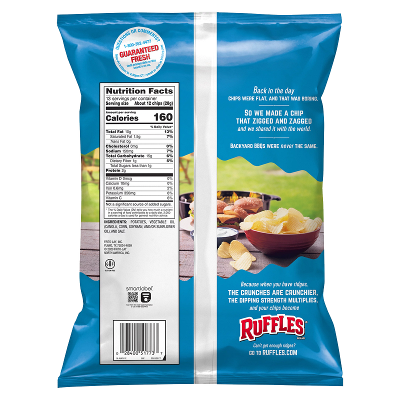 Ruffles Original Potato Chips 13oz