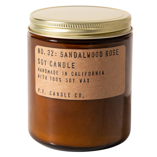 P.F. Candle Co Sandalwood Rose Soy Candle 7.2oz