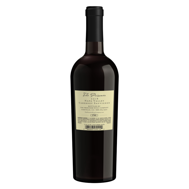 The Prisoner Napa Valley Cabernet Sauvignon 750ml