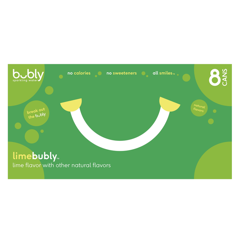 Bubly Lime 8pk 12oz Can