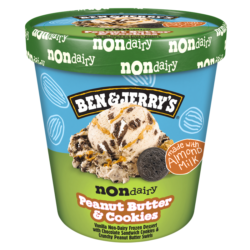 Ben & Jerry's Non-Dairy P.B. & Cookies Pint Dessert Pint