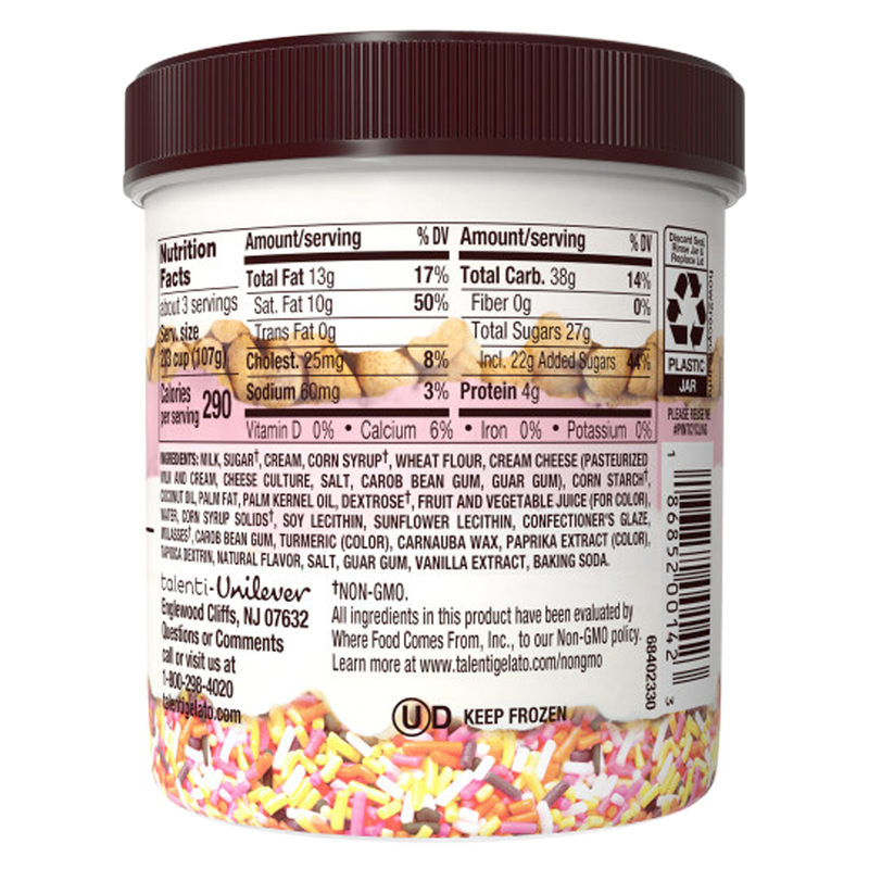 Talenti Gelato Layers Confetti Cookie 10.3oz